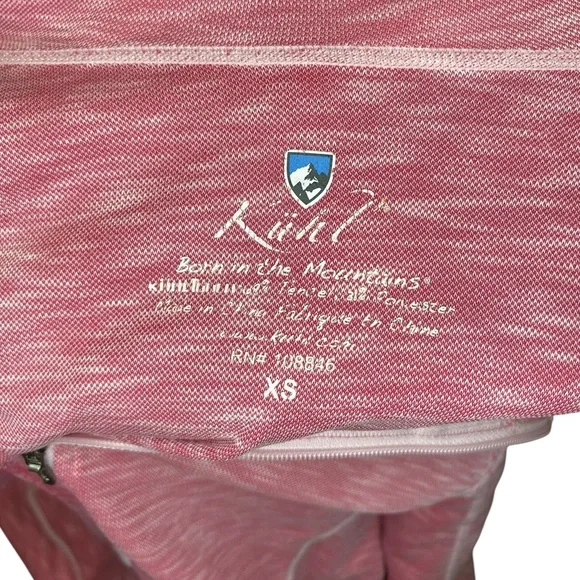 Kuhl Full Zip Hoodie Women’s XS Pink Lightweight Outdoor Hiking Spring Fall Soft - Picture 4 of 5